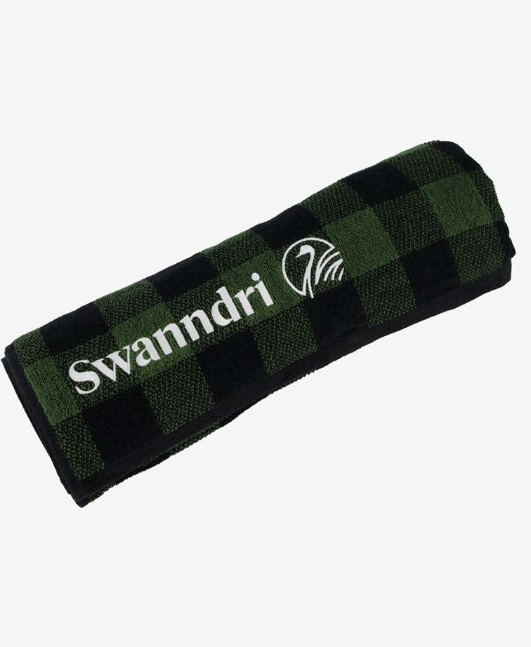 Swanndri Beach Towel - Olive/Blk Check