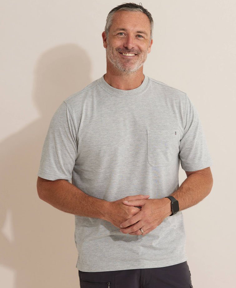 Breakaway Tee Kinnersly Crew - Ice Marle