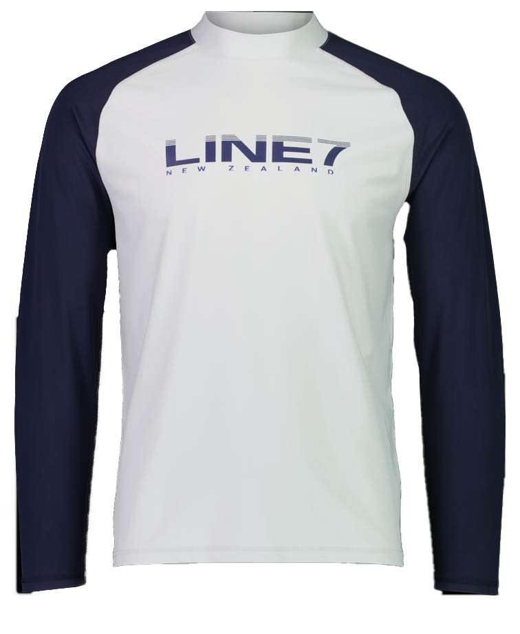 Line 7 Harbour Rash Top - Navy/Grey