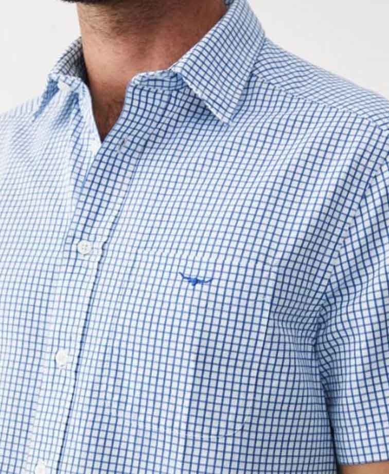 RMW Hervey Shirt - White/Blue
