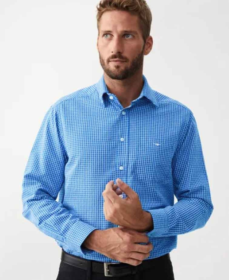 RMW Collins Shirt - White/Blue