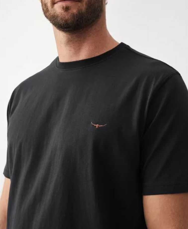 RMW Parson T-Shirt - Black/Chestnut