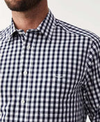 RMW Collins L/S Shirt - Navy/White