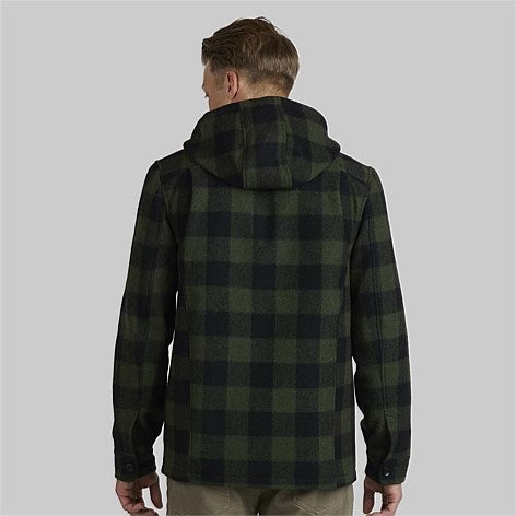 Swanndri Hudson Hoody - Olive/Blk Check