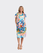 Orientique Dress Bubble S/S Yatch Club