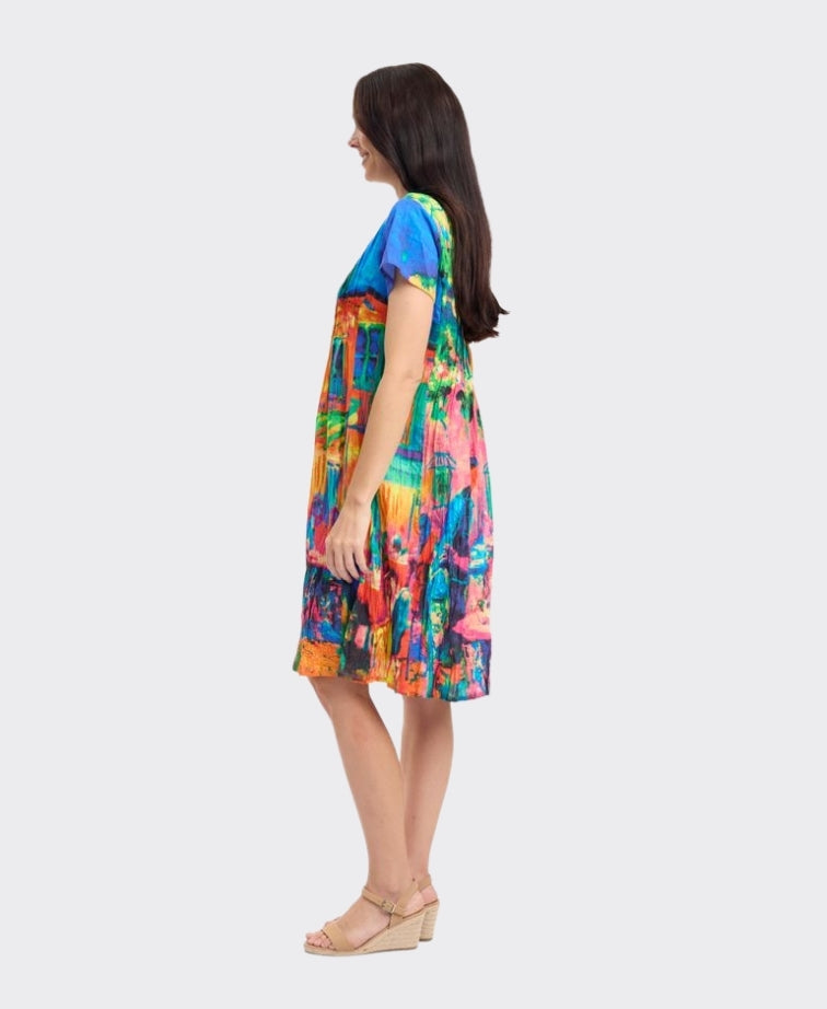 Orientique Dress Bubble S/S French Restaurant