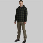 Swanndri Hudson Hoody - Olive/Blk Check