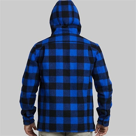 Swanndri Hudson Hoody - Blue/Blk Check