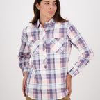 Swanndri Womens Egmont Shirt - Blush