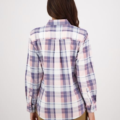 Swanndri Womens Egmont Shirt - Blush