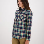 Swanndri Womens Egmont Shirt - Fern