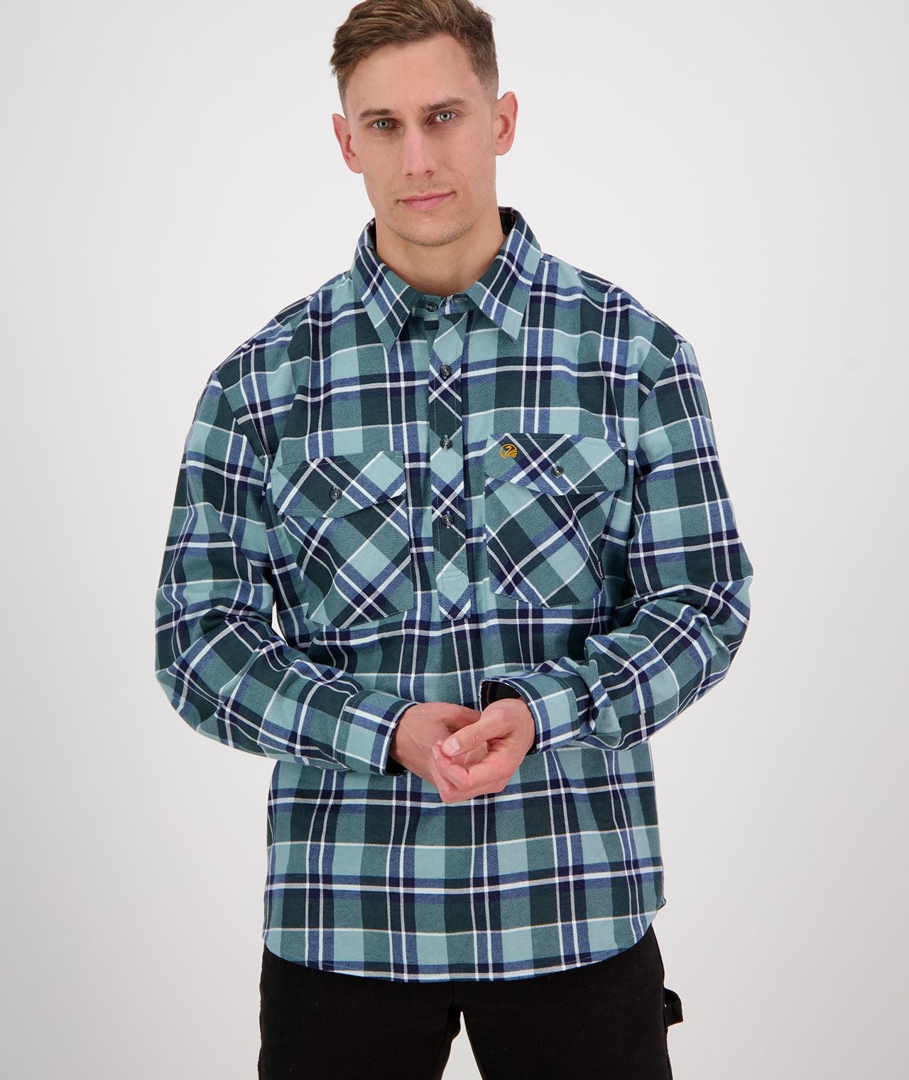 Swanndri Egmont Shirt - Sage Check