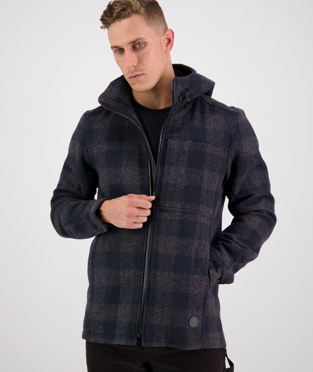 Swanndri Hudson Hoody - Coal Check