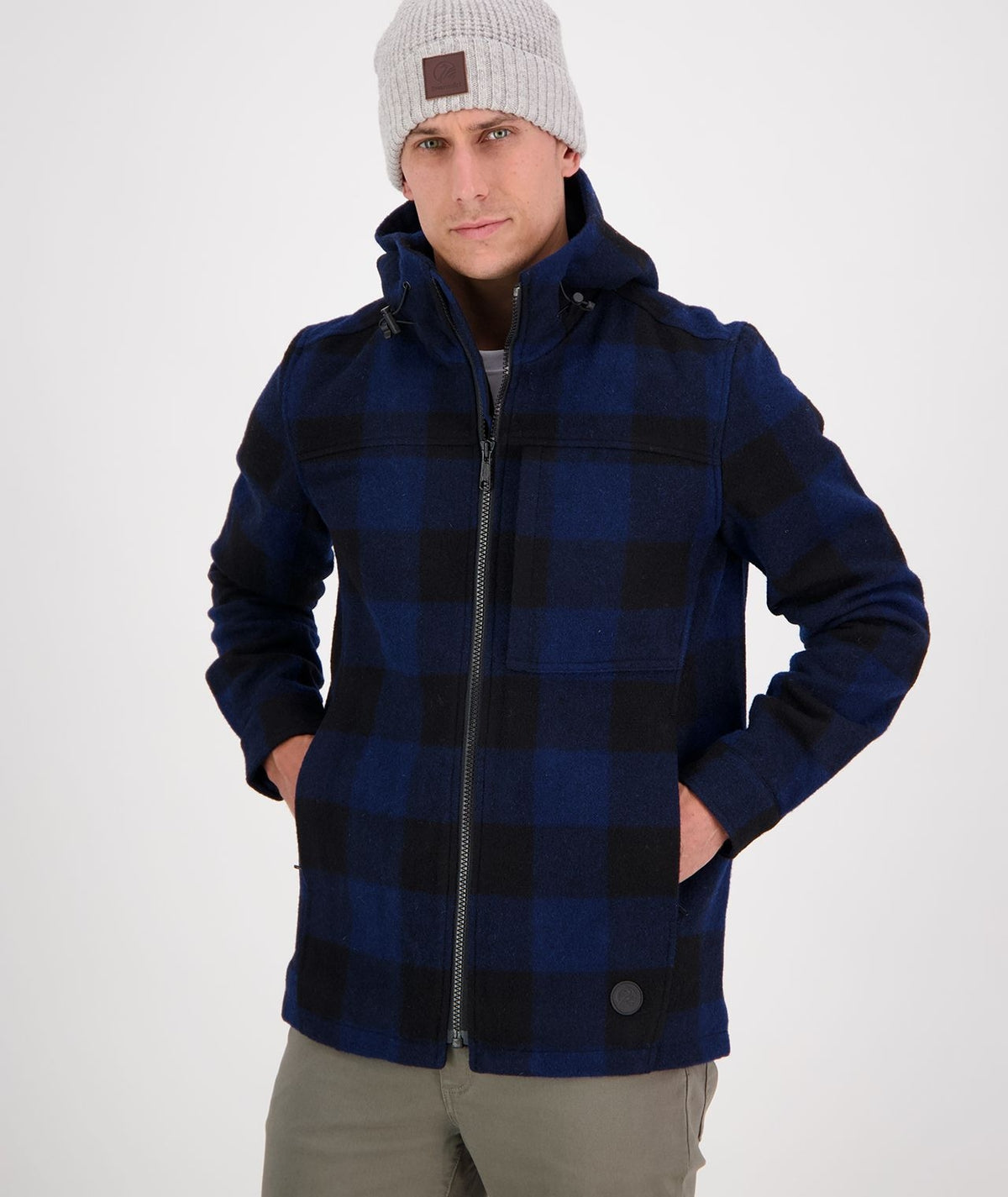 Swanndri Hudson Hoody - Pacific Check