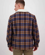 Swanndri Kaituna Sherpa Lined Jacket - Toffee Check
