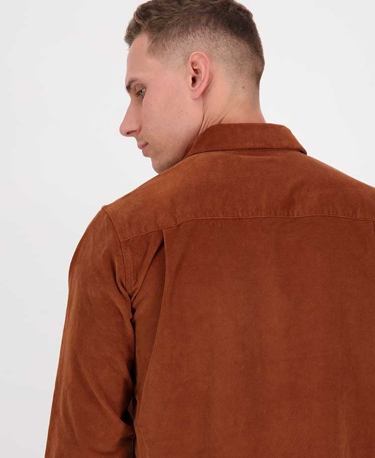 Swanndri Ranfurly Corduroy Shirt - Rust