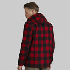 Swanndri Hudson Hoody - Red/Blk Check