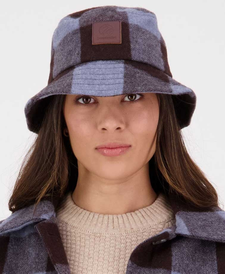 Swanndri Kaimai Wool Bucket Hat - Walker Check