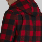 Swanndri Hudson Hoody - Red/Blk Check