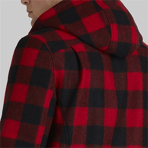 Swanndri Hudson Hoody - Red/Blk Check