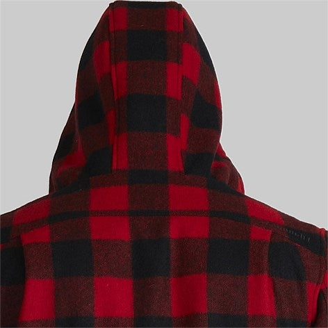 Swanndri Hudson Hoody - Red/Blk Check