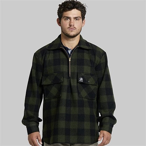Swanndri Ranger Shirt - Olive/Blk Check