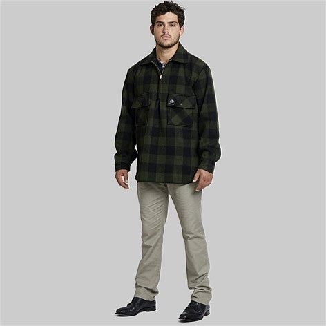 Swanndri Ranger Shirt - Olive/Blk Check