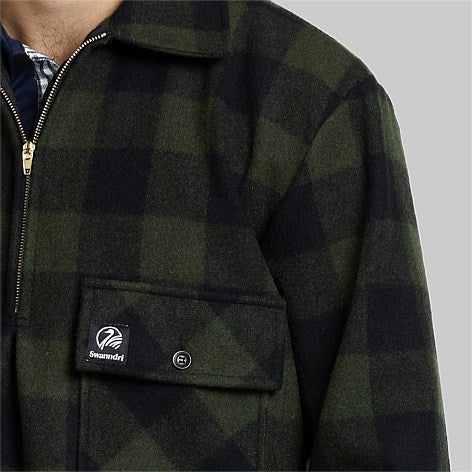 Swanndri Ranger Shirt - Olive/Blk Check