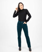 Vassalli Pants Arch Cord Straight Leg Full Length - Peacock