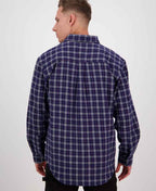 Swanndri Barn Yarn Dye Shirt - Grey