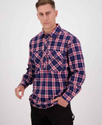 Swanndri Barn Yarn Dye Shirt - Brick Red