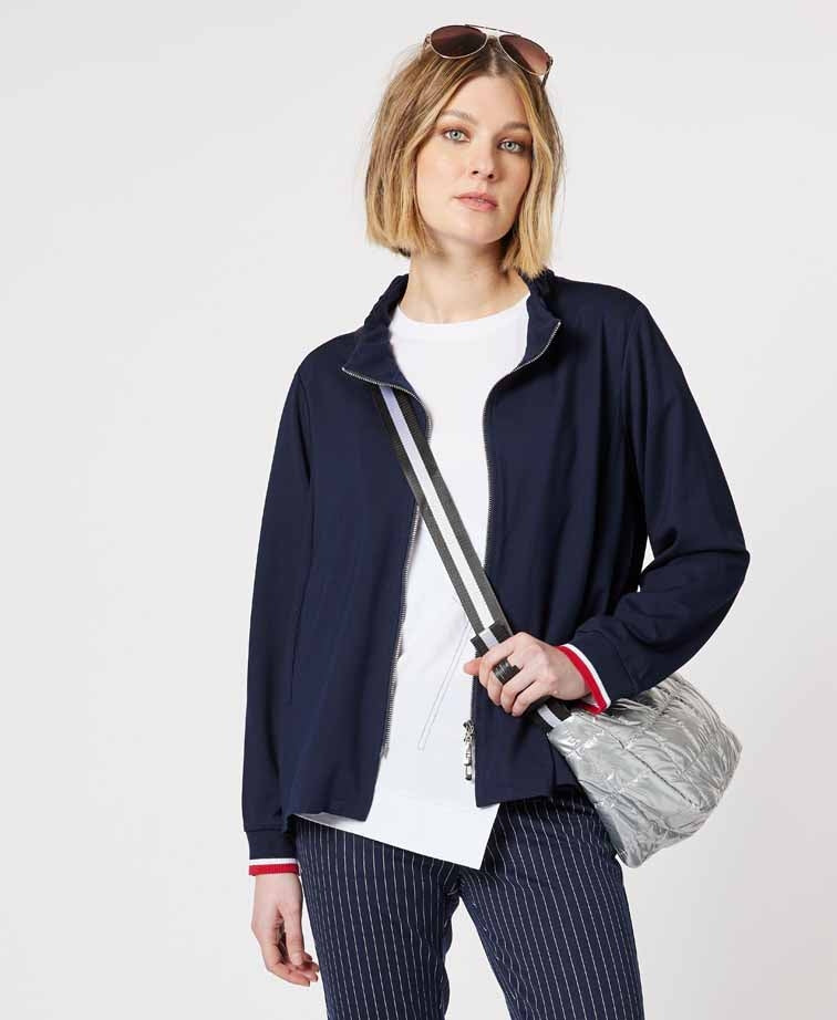Clarity Jacket Fuchi Bomber - Navy