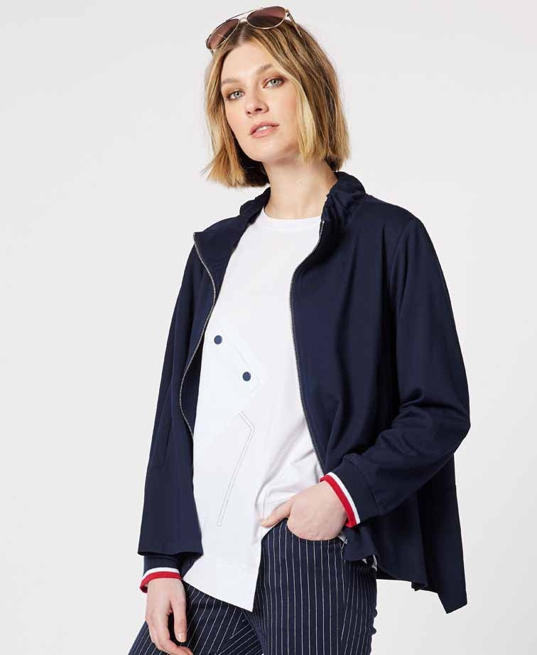Clarity Jacket Fuchi Bomber - Navy