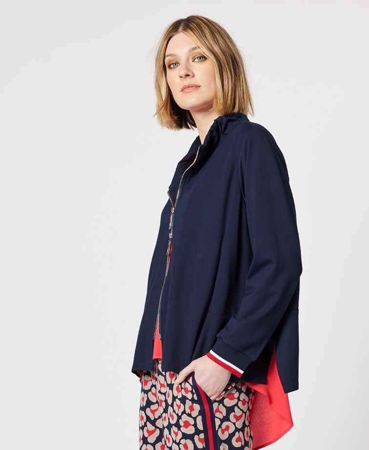 Clarity Jacket Fuchi Bomber - Navy