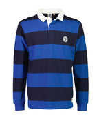 Line 7 Range Cotton Rugby Top - Blue/Navy