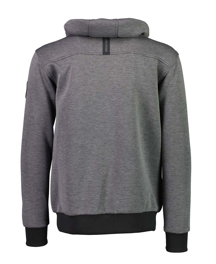 Line 7 Course Fleece Full Zip Jacket - Dark Grey Marle