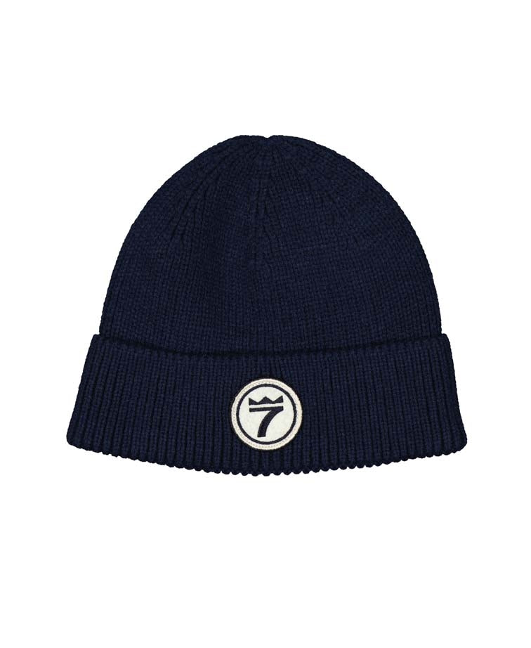 Line 7 Logo Knitted Beanie - Navy
