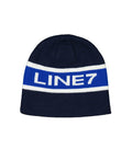 Line 7 L7 Beanie - Navy/Blue/White