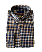 Country Look Shirt L/S Galway Check - Tan