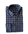 Country Look Shirt L/S Romney Check - Navy
