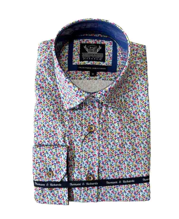 T&R Shirt L/S Multi Print - Multi