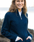 Noble Wilde Womens Honeycomb Jacket - Maritime