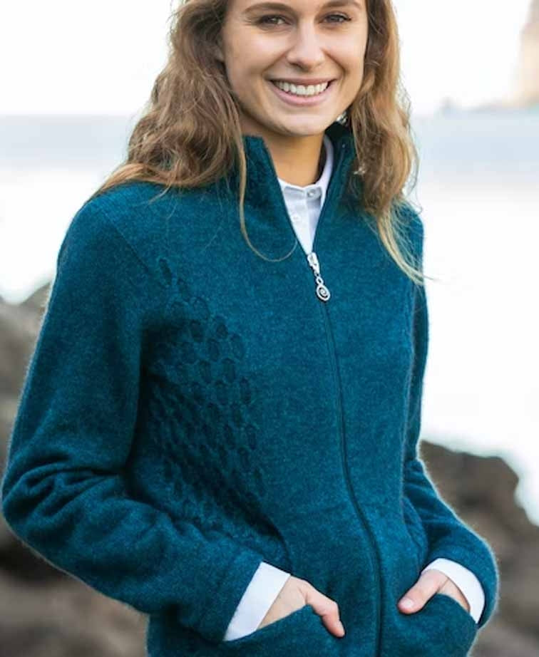 Noble Wilde Womens Honeycomb Jacket - Tui