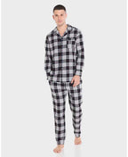 Coast Flannel PJ Set - Harbour Check