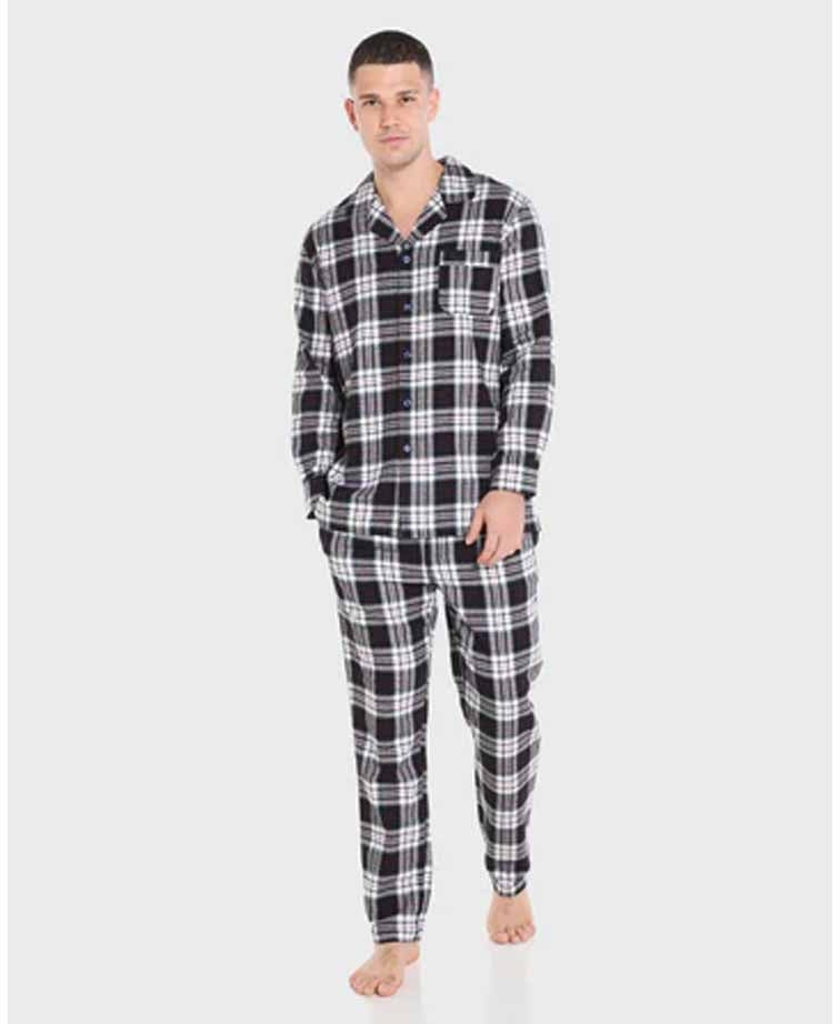 Coast Flannel PJ Set - Harbour Check