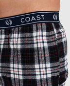 Coast Flannel PJ Set - Harbour Check