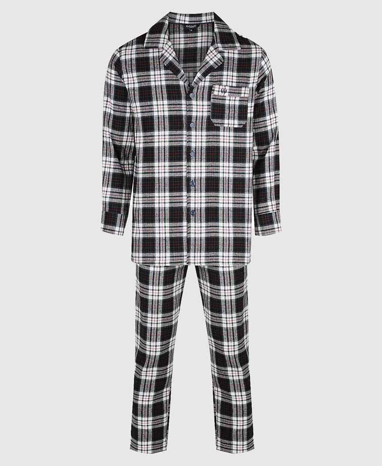 Coast Flannel PJ Set - Harbour Check