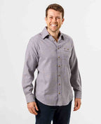 Vonnella Shirt L/S Houndstooth - Brown