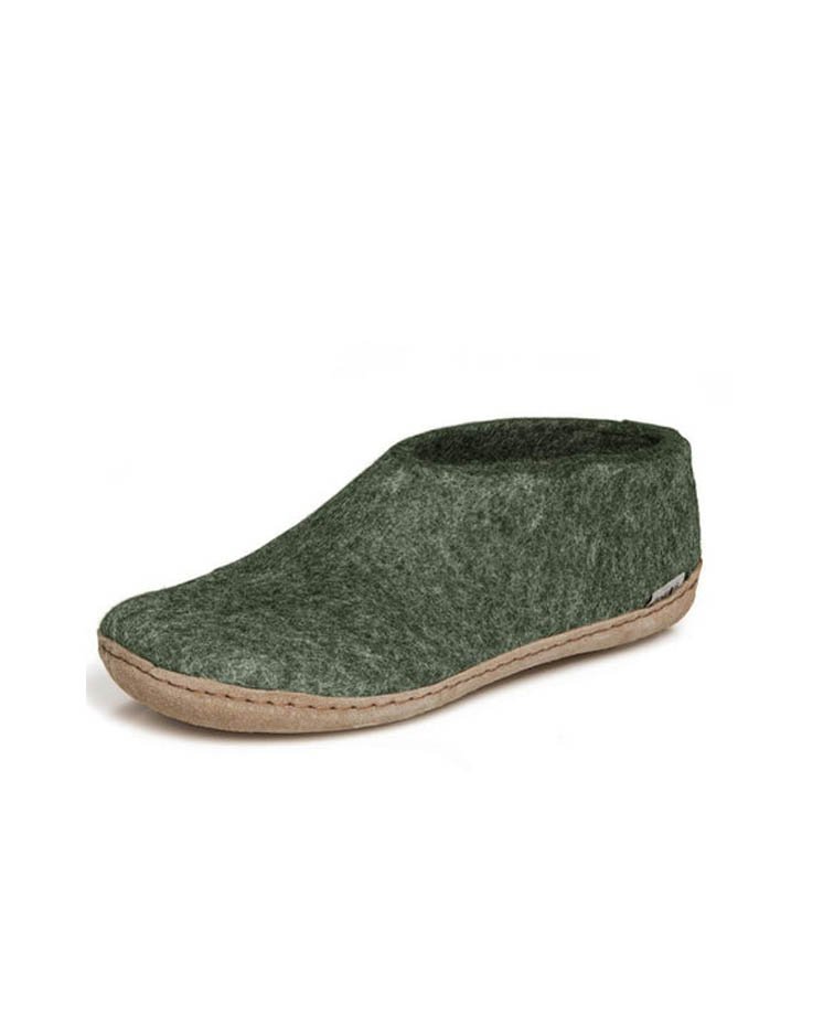 Glerups Shoe Forest Leather Sole - Forest