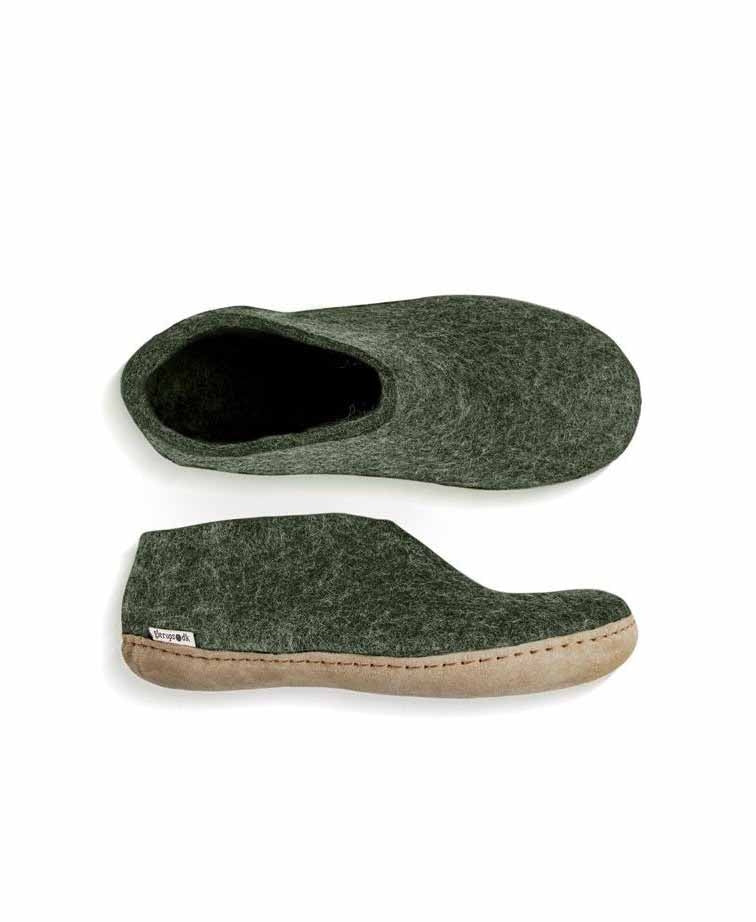 Glerups Shoe Forest Leather Sole - Forest